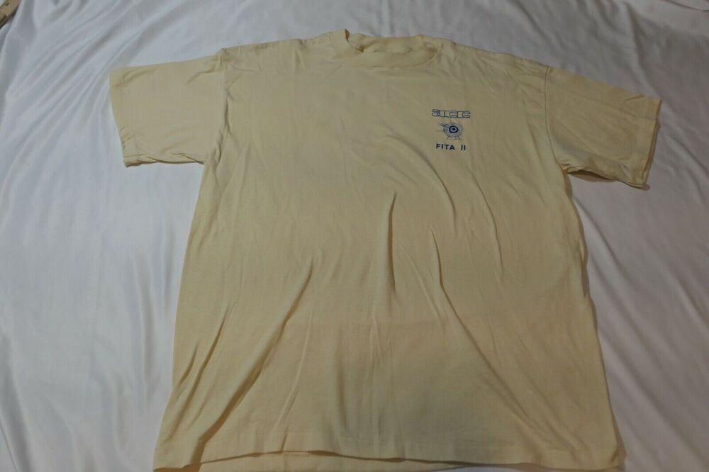 Vintage 80s ACC Atlantic Cape ARCHERY TEAM FITA II t-shirt 3XL